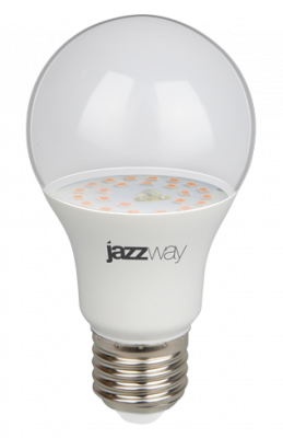 PPG A60 Agro  9w CLEAR E27 IP20 ( для растений) Jazzway, 5008946