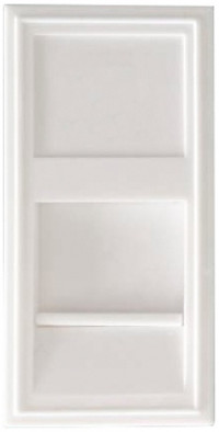 Donel Адаптер 22.5х45мм для 1 модуля типа Keystone, цвет: белый, DECF12AW