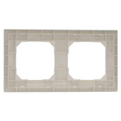 Рамка 2-м Pixel универс. беж. TOKOV ELECTRIC TKE-PX-RM2-C02