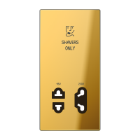 накладка бритвенной розетки имитация золота, SOGO7522PL