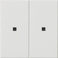 536903 Gira Клавиша двойн., без надписи с контрольным окошком 536903 Gira Клавиша двойн., без надписи с контрольным окошком