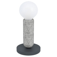 39835 Настольная лампа GIACONECCHIA, 1х40W (E27), ?55, H175, основа?130, сталь, антрацит//терраццо, с, 39835