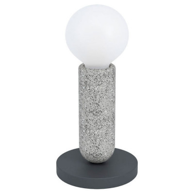 39835 Настольная лампа GIACONECCHIA, 1х40W (E27), ?55, H175, основа?130, сталь, антрацит//терраццо, с, 39835