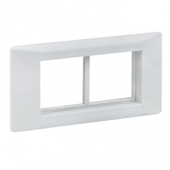 Рамка+суппорт 4 модуля (2 поста) для парапетного кабельного канала EKF C-Line