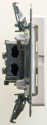 GLOSSA TV РОЗЕТКА проходная 4DB, ПЕРЛАМУТР