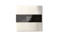 Basalte Deseo –  комнатный контроллер, цвет brushed nickel