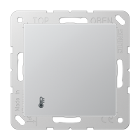 KNX-регулятор с ручкой для установки температуры; алюминий, A2178ORTSAL