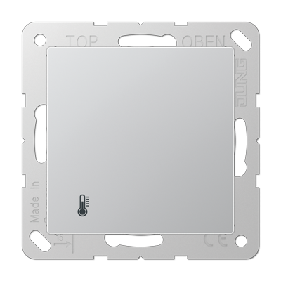 KNX-регулятор с ручкой для установки температуры; алюминий, A2178ORTSAL