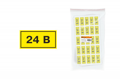 Символ "24В" 15х50мм TDM Electric, SQ0817-0003