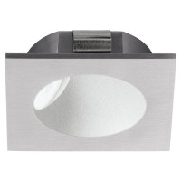 96902 Светодиод. встраиваемый светильник для лестниц ZARATE, 2W(LED), 80х80, литой алюминий, серебря