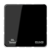 KNX/EIB датчик углекислого газа, влажности и комнатной температуры, CO2CD2178SW