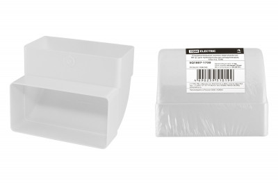 Соединительное колено вертикальное 90 гр. для прямоугольных воздуховодов, 55х110, TDM Electric, SQ1807-1730