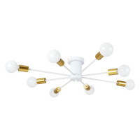 Arte Lamp ALASTOR, Люстра, цвет арматуры - белый, цвет плафона/декора - , 8х40W E27, A6702PL-8WH