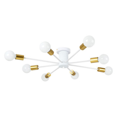 Arte Lamp ALASTOR, Люстра, цвет арматуры - белый, цвет плафона/декора - , 8х40W E27, A6702PL-8WH