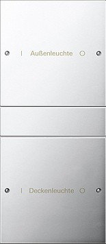 2132610 Gira Комплект клавиш, 2 шт. ГРАВИРОВКА 2132610 Gira Комплект клавиш, 2 шт. ГРАВИРОВКА