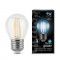 Лампа Gauss Filament Шар 9W 710lm 4100К Е27 LED 1/10/50, 105802209