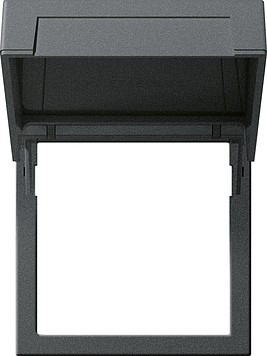 265820 - Gira System55 E22 Монтажная рамка с крышкой, сталь