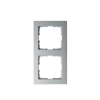 81002SCS Рамка 2- х постовая гор./верт. с квадратным углом, алюминий, Wedder 81002SCS Рамка 2- х постовая гор./верт. с квадратным углом, алюминий, Wedder