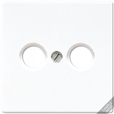 Крышка для TV-FM-розеток, фиксация винтом; термопласт; слоновая кость; LS990, LS990TV