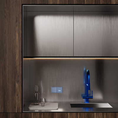 Накладка для подсветки светодиодной с датчиком, S70 (деним), VLS002415