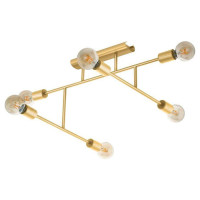 98881 Светильник потолочный BELSIANA 1, 6x40W, E27, L1155, B495, H455, сталь, матовое стекло