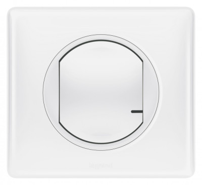 067777 - Celiane with NETATMO.Пакет для управления освещением c 2х мест. Микромодуль реле 300 Вт 240В + два умных беспроводных 1-клавишных выключателя.Цвет Белый