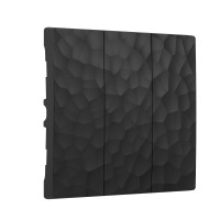 Werkel W1239008/ Набор клавиш для выключателя трехклавишного (hammer черный), a052063