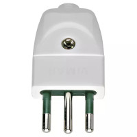 Vimar Вилка 2P+T 10A S11,  белая, 00201.B