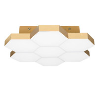 Lightstar 750073 (MX13003032-7А) Люстра потол FAVO LED-35W 1680LM Satin Gold 4000K (в комплекте)