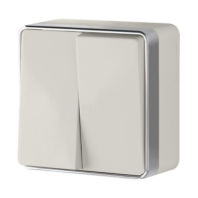 Werkel W5020003/ Выключатель двухклавишный Gallant (слоновая кость), a051562