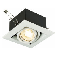 ST LUCE ST250.558.01 Св-к встр. Черный, Белый GU10 1*50W  IP20 L126xW126xH70 220V Без ламп