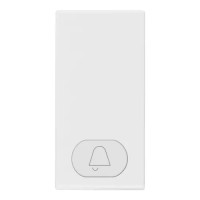 Vimar Клавиша 1M с символом "звонок" белая, 09021.C Vimar Клавиша 1M с символом "звонок" белая, 09021.C