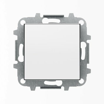 8500 BL - Заглушка с суппортом, серия SKY, цвет альпийский белый - 2CLA850000A1101