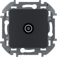 Legrand Розетка TV (телевизионная) - Legrand Inspiria - оконечная 10дБ 5-862мГц - антрацит, 673873