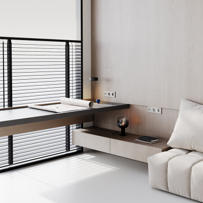 Розетка компьютерная встраиваемая VOLTUM S70 двойная RJ45+RJ45 кат.6, (кашемир), VLS060203