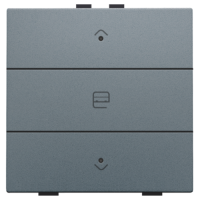 Niko Home Control Свинцово-серый Кнопка управления двигателем, LED подсветка, 220-52033