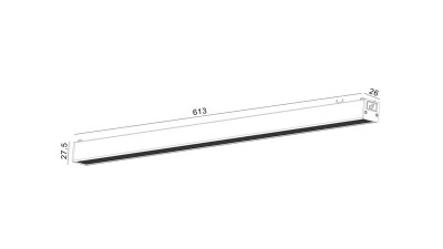 Светильник трековый DL-SLIM-DFBL-24-CCT 48В 24Вт 2700-6000К SWG PRO черн. DesignLed 00-00022078