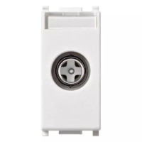 Vimar Розетка TV концевая 1DB "папа" с антибактериальным покрытием, 14300.AB.01