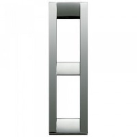 Vimar Накладка на 2 модуля для панелей металл хром, 16782.36 Vimar Накладка на 2 модуля для панелей металл хром, 16782.36