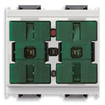 Vimar Две кнопки "качающиеся" +актуатор регулятора "подчиненный" универсальный, белый, 16969.B