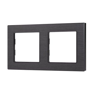 043855 - Рамка алюминиевая FRM-PRESTO-ALS-2-BK (Arlight, -)