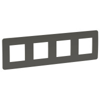 рамка 4-поста, ДЫМЧАТО-СЕРЫЙ/белый рамка 4-поста, ДЫМЧАТО-СЕРЫЙ/белый