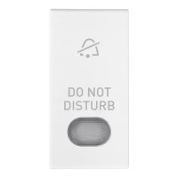 Vimar Кнопка 1M + диффузор с символом DND, белый, 19026.DND.B Vimar Кнопка 1M + диффузор с символом DND, белый, 19026.DND.B
