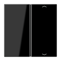 Клавиша для сенсорного модуля KNX, одиночная, черная, LS401TSAPSW