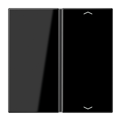 Клавиша для сенсорного модуля KNX, одиночная, черная, LS401TSAPSW