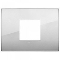 19652.03 - Vimar Накладка CLASSIC на 2 модуля центрально серебро