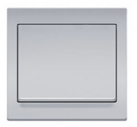 Berker Выключатель 1-клавишный, алюминий, серия K.5