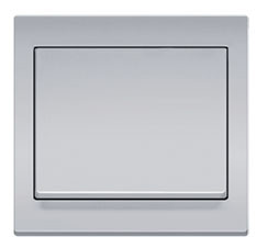 Berker Выключатель 1-клавишный, алюминий, серия K.5