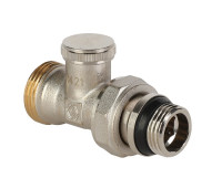 Клапан настроечный прямой с кольцом MVI 1/2" с выходом под евроконус, TR.114.04