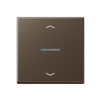 Клавиша для KNX кнопки, 1 группа, с окошком, символы стрелки; дюропласт; мокка, A101KO5PMO Клавиша для KNX кнопки, 1 группа, с окошком, символы стрелки; дюропласт; мокка, A101KO5PMO